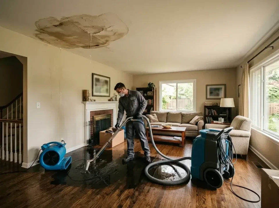 attic-pipe-burst-ceiling-drip-008 — frequently asked questions, Water Damage Restoration & Carpet Care in Fairview, CA